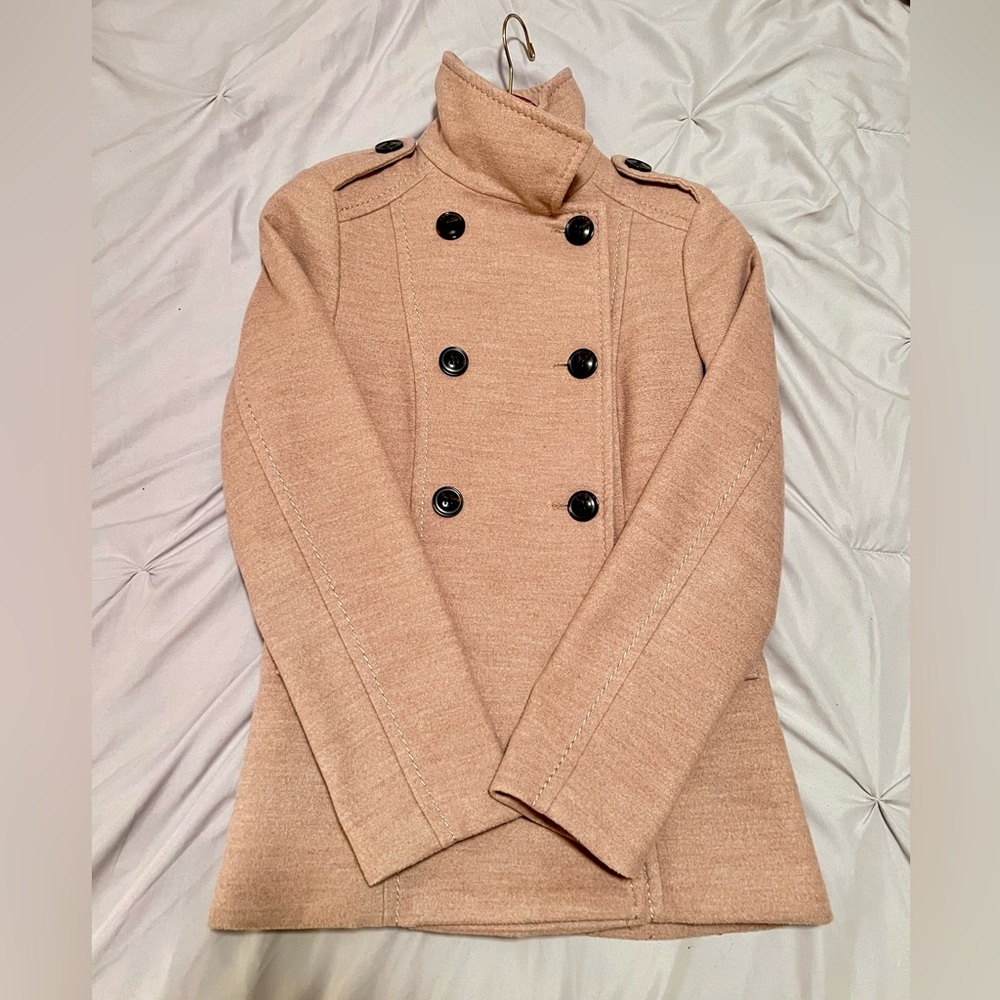 H&M Double Breasted Fitted Coat